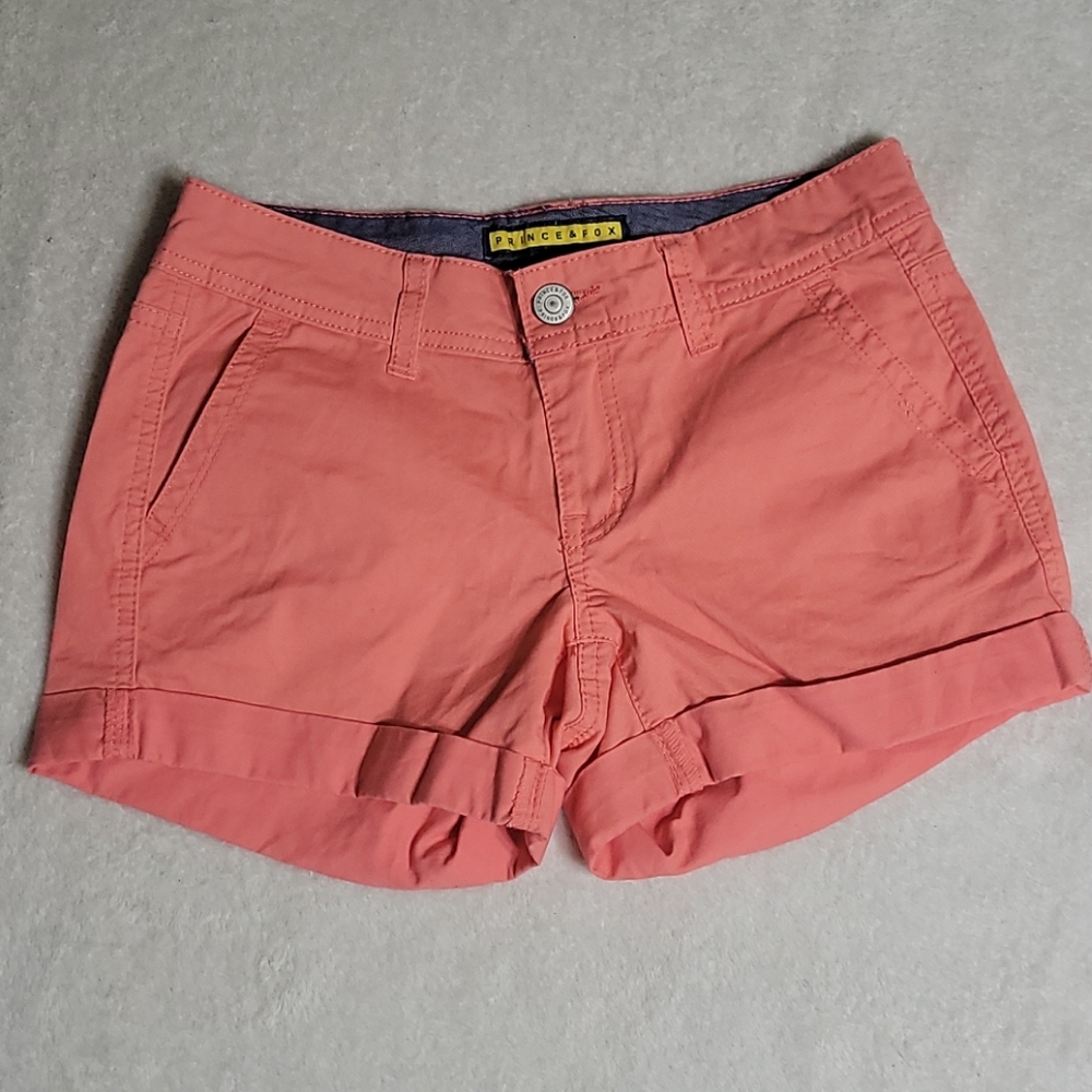 Coral Prince and Fox Shorts